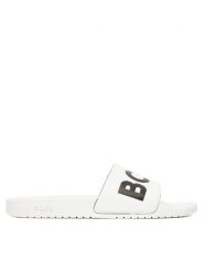 BOSS Klapki Aryeh 50536835 Biały. Białe klapki i japonki męskie Boss, ze skóry. Za 239.99 zł.