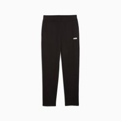 Puma Spodnie Ess Logo Tr Op 68678701. Czarne spodnie dresowe męskie Puma, bez wzorów, z dresówki. Za 121.99 zł.