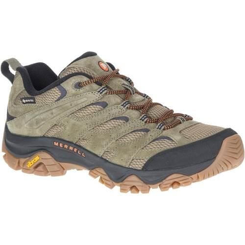 Buty trekkingowe męskie Merrell Moab 3 Gtx. Zielone buty trekkingowe męskie MERRELL, z materiału, bez zapięcia, trekkingowe. Za 678.20 zł.