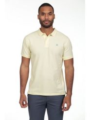 The Time of Bocha Koszulka polo w kolorze żółtym rozmiar: L. Żółte koszulki polo męskie The Time of Bocha, l, bez wzorów, z bawełny, bez ramiączek. Za 86.99 zł.