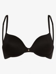 Triumph biustonosz z fiszbinami Kobiety Sztuczne włókno czarny, 80C. Czarne biustonosze Triumph, bez wzorów, z włókna. Za 279.95 zł.