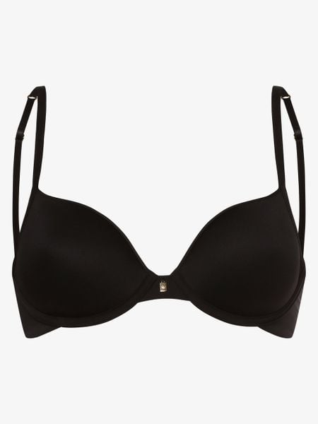 Triumph biustonosz z fiszbinami Kobiety Sztuczne włókno czarny, 80C. Czarne biustonosze Triumph, bez wzorów, z włókna. Za 279.95 zł.