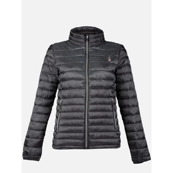 Damska kurtka puchowa Aulp Monna. Czarne kurtki damskie Aulp, bez wzorów, z puchu, bez kaptura. Za 380.00 zł.