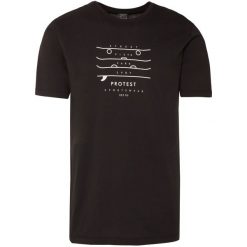 Koszulka męska Potest Harwell t-shirt. Czarne t-shirty męskie Protest, na lato, m, bez wzorów, z bawełny, bez kołnierzyka. Za 69.90 zł.