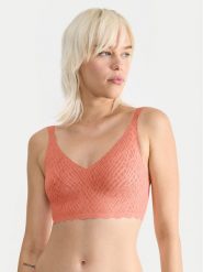 Sloggi Biustonosz top Zero Feel Bliss 10219598 Pomarańczowy. Brązowe biustonosze Sloggi, l, bez wzorów, z syntetyku, bez kołnierzyka. Za 129.99 zł.