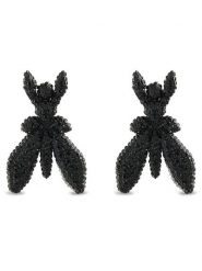 Patrizia Pepe Kolczyki 8JA059/M044-J3O4 Czarny. Czarne kolczyki damskie Patrizia Pepe. Za 599.99 zł.