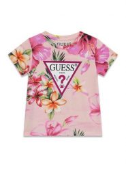 Guess T-Shirt K6GI13 K6YW4 Różowy Regular Fit. Czerwone koszulki dziewczęce Guess, z aplikacjami, z bawełny, bez ramiączek. Za 129.99 zł.