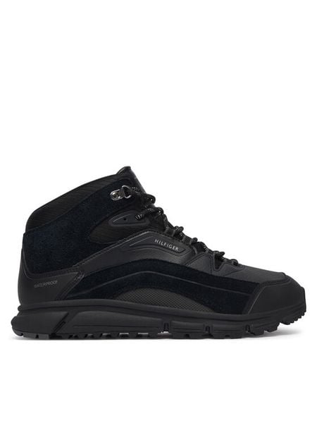 Tommy Hilfiger Trapery Hilfiger Wp Mix Chukka Runner FM0FM06022 Czarny. Czarne buty zimowe męskie Tommy Hilfiger, bez zapięcia. Za 649.99 zł.