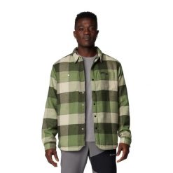 Koszula męska Columbia Windward II. Czarne koszule męskie Columbia, m, bez wzorów, bez kołnierzyka, bez ramiączek. Za 429.99 zł.