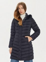 Geox Płaszcz zimowy Bettanie W4626H T3122 F1624 Granatowy Regular Fit. Niebieskie płaszcze damskie Geox, na zimę, bez wzorów, z syntetyku. Za 989.99 zł.