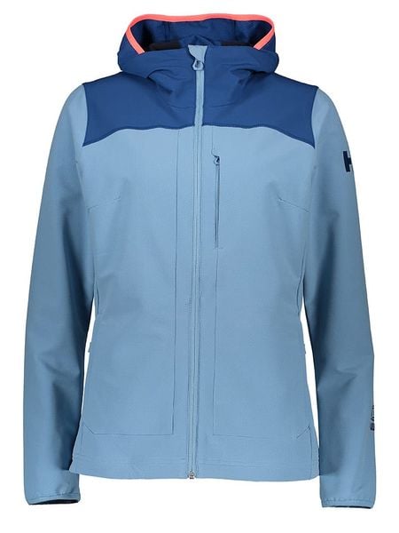 Helly Hansen Kurtka polarowa "Aurora" w kolorze błękitnym rozmiar: M. Niebieskie kurtki damskie Helly Hansen, m, bez wzorów, z polaru, bez kaptura. Za 205.93 zł.