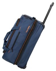 Torba podróżna na kółkach Basics S 51–64 L dla dorosłych unisex. Czerwone torebki klasyczne damskie Travelite, bez wzorów, z materiału, bez dodatków. Za 302.50 zł.