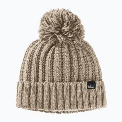 Czapka zimowa damska Jack Wolfskin Highloft Knit. Brązowe czapki zimowe damskie Jack Wolfskin. Za 139.99 zł.