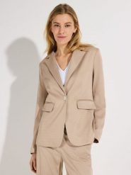 More & More Marynarka Kobiety beżowy, 36. Brązowe marynarki i żakiety damskie MORE & MORE, bez wzorów, eleganckie. Za 479.95 zł.
