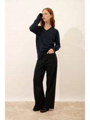 Just Cashmere Kaszmirowy sweter "Nora" w kolorze czarnym rozmiar: XL. Czarne swetry klasyczne damskie Just Cashmere, xl, z kaszmiru, bez kołnierzyka. Za 369.99 zł.