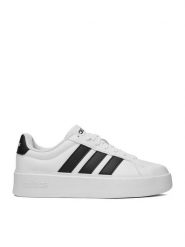 Adidas Sneakersy CEO-STREETTALK BOLD J KK2461 Biały. Białe buty sportowe dziewczęce Adidas, bez wzorów, ze skóry, bez zapięcia. Za 239.99 zł.