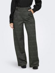 JDY Spodnie w kolorze antracytowym rozmiar: XL/L32. Czarne spodnie materiałowe damskie JDY, bez wzorów, z materiału. Za 91.34 zł.