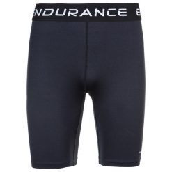 Szorty Endurance Power. Czarne szorty męskie Endurance, bez kołnierzyka. Za 135.50 zł.