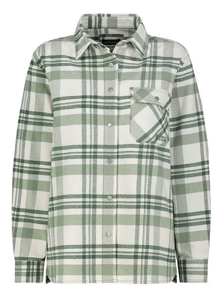 Sublevel Koszula w kolorze zielono-białym rozmiar: XL. Zielone koszule damskie Sublevel, xl, bez wzorów, z bawełny, bez kołnierzyka, bez ramiączek. Za 114.44 zł.