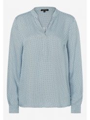 More & More Bluzka w kolorze niebiesko-białym rozmiar: 42. Białe bluzki damskie MORE & MORE, s, bez wzorów, z wiskozy, klasyczne, bez kołnierzyka, bez ramiączek. Za 86.99 zł.