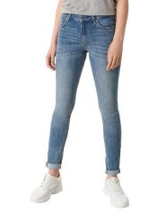 S.Oliver Dżinsy - Slim fit - w kolorze niebieskim rozmiar: 38/32. Niebieskie jeansy damskie S.Oliver, z podwyższonym stanem. Za 100.99 zł.