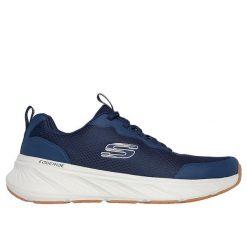 Buty sportowe Sneakersy męskie, Edgeride - Rekze. Czarne buty sportowe na co dzień męskie Skechers, bez zapięcia, trekkingowe. Za 279.99 zł.