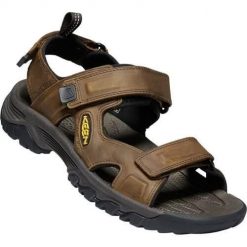 Buty do chodzenia męskie Keen Sandały Męskie Targhee Iii Open Toe Bisonmul. Brązowe buty trekkingowe męskie Keen, z materiału, bez zapięcia, trekkingowe. Za 656.00 zł.