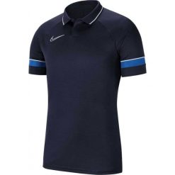 Koszulka Mężczyzna Nike Dri-FIT Academy 21 niebieski. Niebieskie t-shirty sportowe męskie Nike, m, bez ramiączek, do piłki nożnej, dri-fit (nike). Za 134.05 zł.