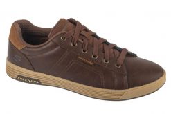Buty sportowe Sneakersy męskie, Cavell - Hensley. Brązowe buty sportowe na co dzień męskie Skechers, z materiału, bez zapięcia, trekkingowe. Za 189.99 zł.