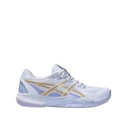 Buty sportowe ASICS Powerbreak FF niebieskie z gradientem, champagne. Niebieskie buty sportowe na co dzień damskie Asics, bez wzorów, z syntetyku. Za 617.05 zł.