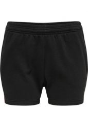 Szorty damskie Hummel Red Basic. Czarne spodenki sportowe damskie HUMMEL, l, z bawełny, na fitness i siłownię. Za 172.50 zł.