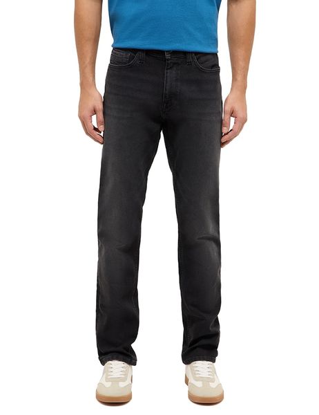 Męskie Spodnie Jeansowe Mustang Style Vegas Slim Denim Black 1017421 4000 803. Czarne spodnie materiałowe męskie Mustang, bez wzorów, z denimu. Za 239.99 zł.