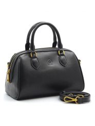 La Manufacture Royale Skórzana torebka "Azur" w kolorze czarnym - 24 x 15 x 12 cm rozmiar: onesize. Czarne torebki klasyczne damskie La Manufacture Royale, w ażurowe wzory, z materiału, bez dodatków. Za 423.45 zł.
