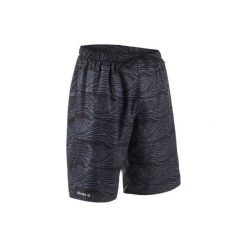 Spodenki surfing długie SBS 100 Flake Stamp. Czarne szorty damskie OLAIAN, bez wzorów, z materiału, sportowe. Za 49.99 zł.