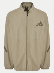 Adidas Bluza Z.N.E. Woven JN9028 Beżowy Regular Fit. Brązowe bluzy bez kaptura męskie Adidas, m, z syntetyku. Za 399.99 zł.