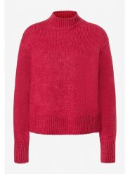 More & More Sweter w kolorze czerwonym rozmiar: 42. Czerwone golfy damskie MORE & MORE, bez wzorów, ze splotem, bez ramiączek. Za 158.47 zł.