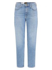 Lee Dżinsy - Tapered fit - w kolorze błękitnym rozmiar: W30/L33. Niebieskie jeansy damskie Lee, z podwyższonym stanem. Za 148.96 zł.