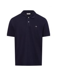 Gant koszulka polo Mężczyźni Bawełna niebieski, XXXL. Niebieskie koszulki polo męskie Gant, m, bez wzorów, z bawełny, bez ramiączek. Za 399.95 zł.