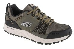 Buty trekkingowe Skechers Escape Plan. Zielone buty trekkingowe męskie Skechers, na jesień, z dzianiny, przed kostkę, bez zapięcia, trekkingowe. Za 349.99 zł.
