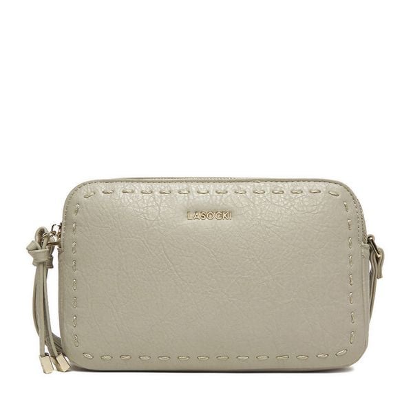 Torebka Lasocki. Szare listonoszki damskie Lasocki, bez wzorów, bez dodatków. Za 159.99 zł.