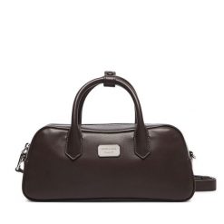 Torebka Emporio Armani. Szare torebki klasyczne damskie Emporio Armani, bez wzorów, bez dodatków. Za 1,779.00 zł.
