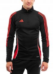Bluza męska adidas Tiro 24 Training Top. Czarne bluzy bez kaptura męskie Adidas, m, z materiału. Za 178.99 zł.