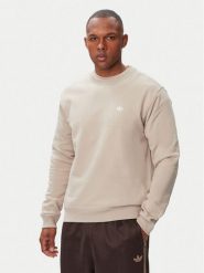Adidas Bluza Trefoil Essentials KS9811 Beżowy jasny Regular Fit. Brązowe bluzy bez kaptura męskie Adidas, m, z bawełny. Za 219.99 zł.
