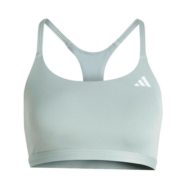 Biustonosz dla kobiet adidas Essentials Workout light. Zielone biustonosze sportowe damskie Adidas, bez wzorów, z materiału. Za 172.95 zł.