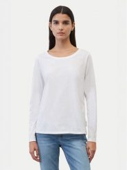 Marc O'Polo Bluzka B01 2072 52235 Biały Regular Fit. Białe bluzki damskie Marc O´Polo, xs, bez wzorów, z bawełny, bez ramiączek. Za 219.99 zł.