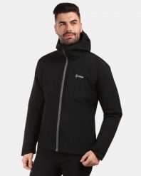 Męska kurtka outdoorowa Kilpi SONNA-M. Czarne kurtki outdoor męskie Kilpi, l, bez wzorów, z materiału, bez kaptura. Za 576.97 zł.