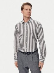 JOOP! Koszula Pit1 30102693 Granatowy Slim Fit. Niebieskie koszule męskie Joop!, m, bez wzorów, z bawełny, bez kołnierzyka, bez ramiączek. Za 569.99 zł.