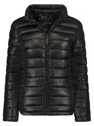 Geographical Norway Kurtka pikowana "Annecy" w kolorze czarnym rozmiar: XL. Czarne kurtki damskie Geographical Norway, xl, bez wzorów, bez kaptura. Za 118.56 zł.