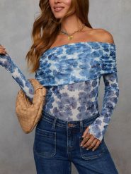 Milan Kiss Bluzka w kolorze niebieskim rozmiar: M. Niebieskie bluzki damskie Milan Kiss, m, bez wzorów, bez kołnierzyka, bez ramiączek. Za 126.99 zł.