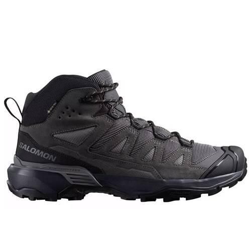 Buty trekkingowe męskie Salomon X Ultra Ltr Mid 360 Gtx Gore-tex. Czarne buty trekkingowe męskie Salomon, z gore-texu, za kostkę, bez zapięcia, trekkingowe, gore-tex. Za 813.00 zł.